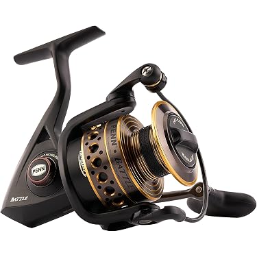 Penn Freshwater Fishing Reels Penn Battle Graphite PENN Battle 5000 Spinning Reel Kit Includes Spare Spool Penn Freshwater Fishing Reels Penn Battle Graphite PENN Battle 5000 Spinning Reel Kit Includes Spare Spool