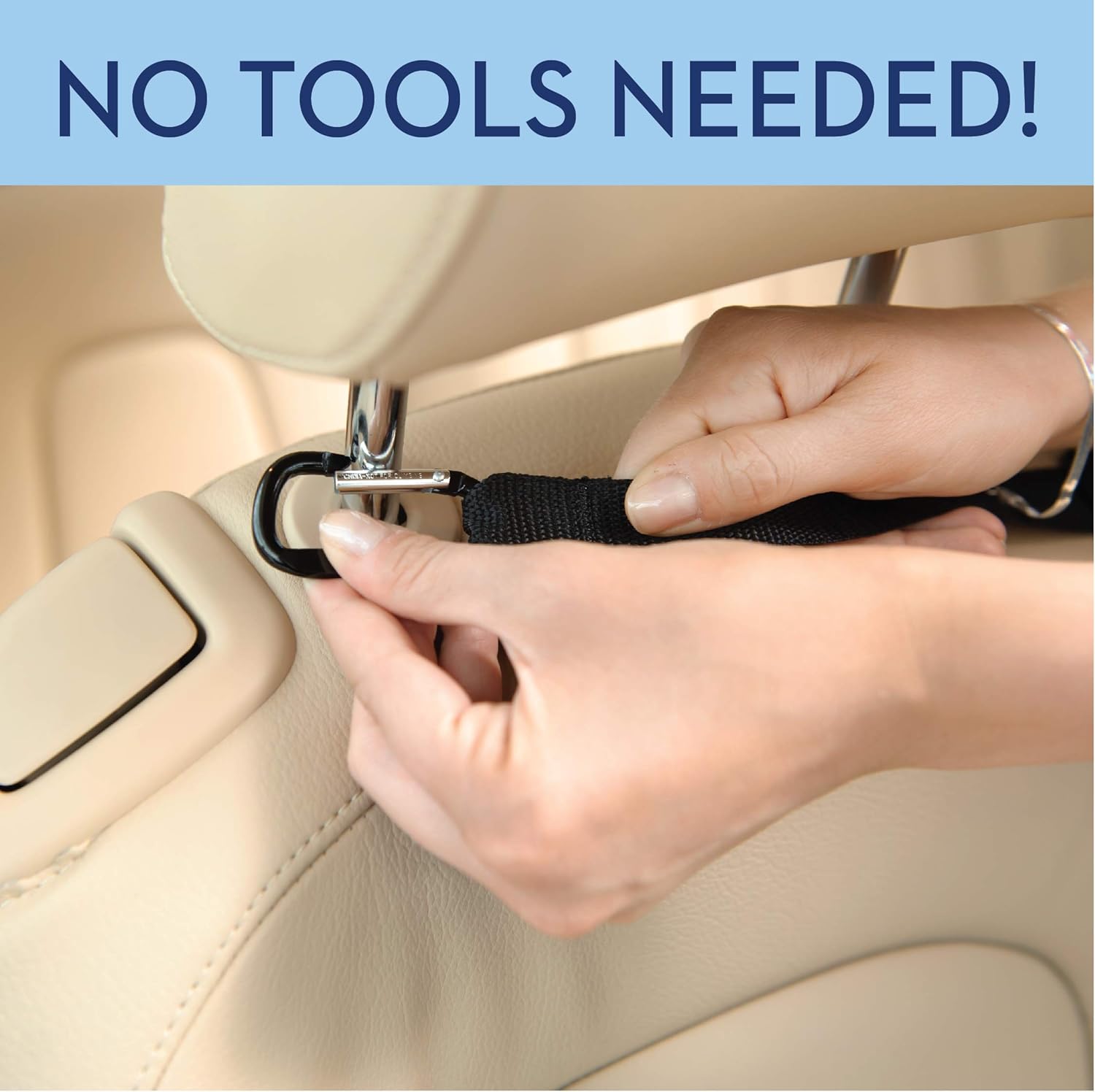 Car Cache - Handbag Holder: Car Purse Storage & Pocket (for Smaller Items) - Helps as Dog Barrier, Too! Original Invention, Patented: Automotive