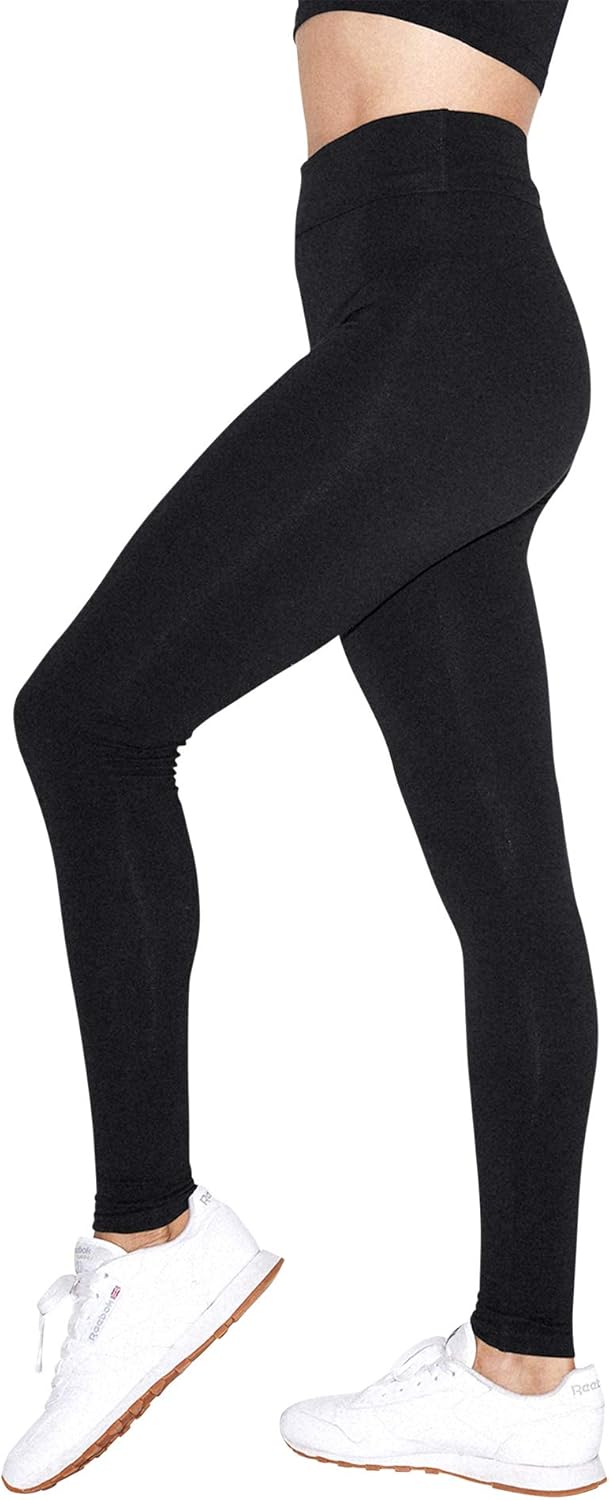 American Apparel Women's Cotton Spandex Jersey High-Waist Leggings at  Women’s Clothing store