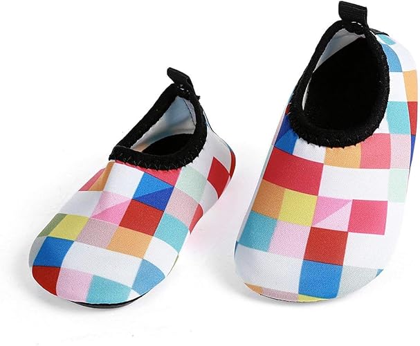 Amazon Co Jp Sixspace マリンシューズ キッズ 子供用 軽量 ウォーターシューズ ビーチシューズ 可愛い ソックスキッズ 通気性いい 男女兼用 携帯便利 レッド 18cm シューズ バッグ