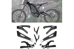 URLWALL Body Frame Protective Cover Fit For Sur-Ron Light Bee X, Body Frame Protector Guard Sticker, E-Bike Accessoires for Sur-Ron (Carbon Pattern)