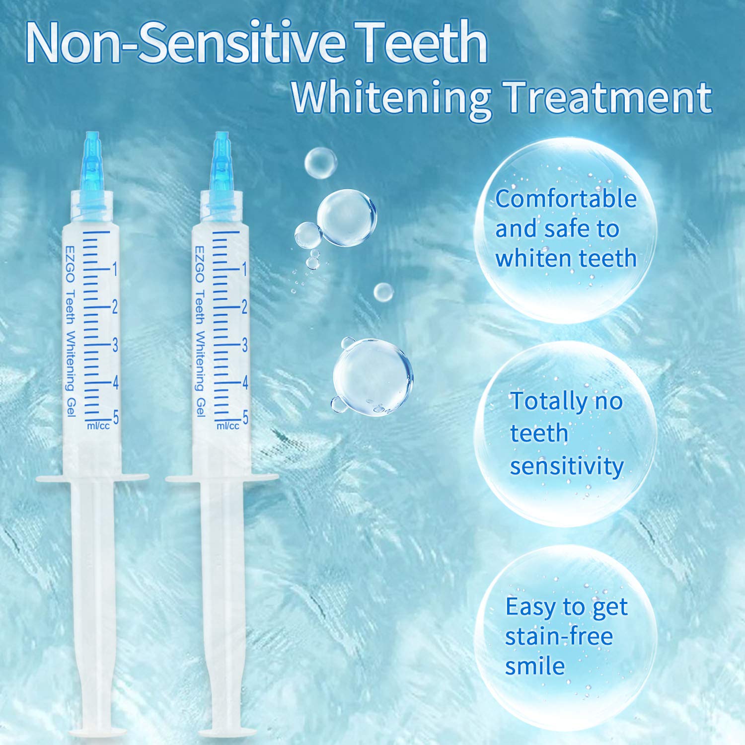 Teeth Whitening Kit with LED Light, 10min Fast-Result Teeth Whitening, Non-Sensitive Teeth Whitener and Teeth Whitening Gel Pen, Carbamide Peroxide Tooth Whitening Remove Stains from Coffee and Soda: Beauty