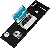 Hsurbtra 48 x 17 Desk Pad PU Leather Non-Slip Waterproof Mouse Mat XXXL view 2