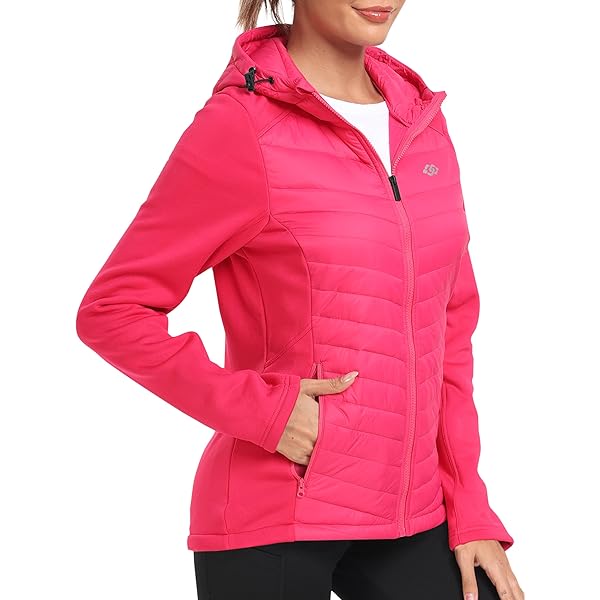Amazon.com: MoFiz Women's Softshell Jacket with Hood Fleece
