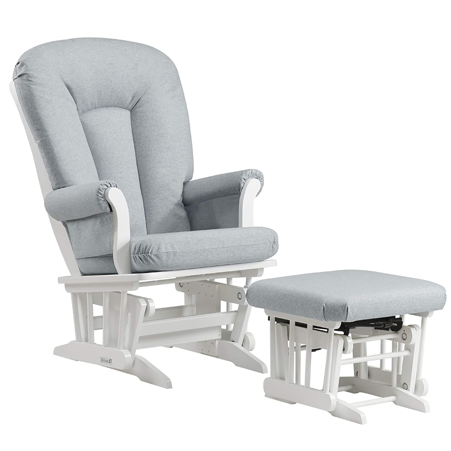 dutailier sleigh glider and ottoman set