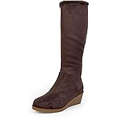 Aerosoles Women's BINOCULAR SHEARLING Tall Wedge Boot