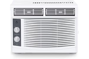 Acekool 5000 BTU Window Air Conditioner, Window AC Unit with Easy-to-Use Mechanical Controls and Reusable Filter, Efficient Cooling for Smaller Areas, Cools 150 Sq.ft, 110-115V