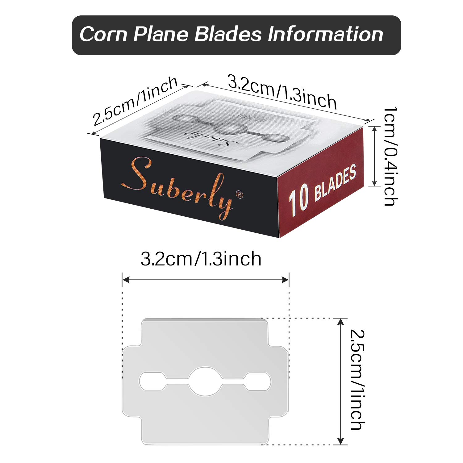 200 Pieces Callus Shaver Replacement Blades Corn Plane Blades Stainless Steel Blades for Removing Callus Foot Care and Pedicure Tools : Beauty