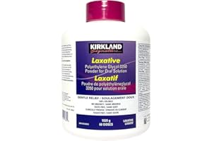 Kirkland Signature Laxative Powder for Oral Solution Polyethylene Glycol 3350, 60 Doses, 1020g