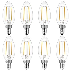 Energetic LED B10 E12 Candelabra Light Bulbs 60