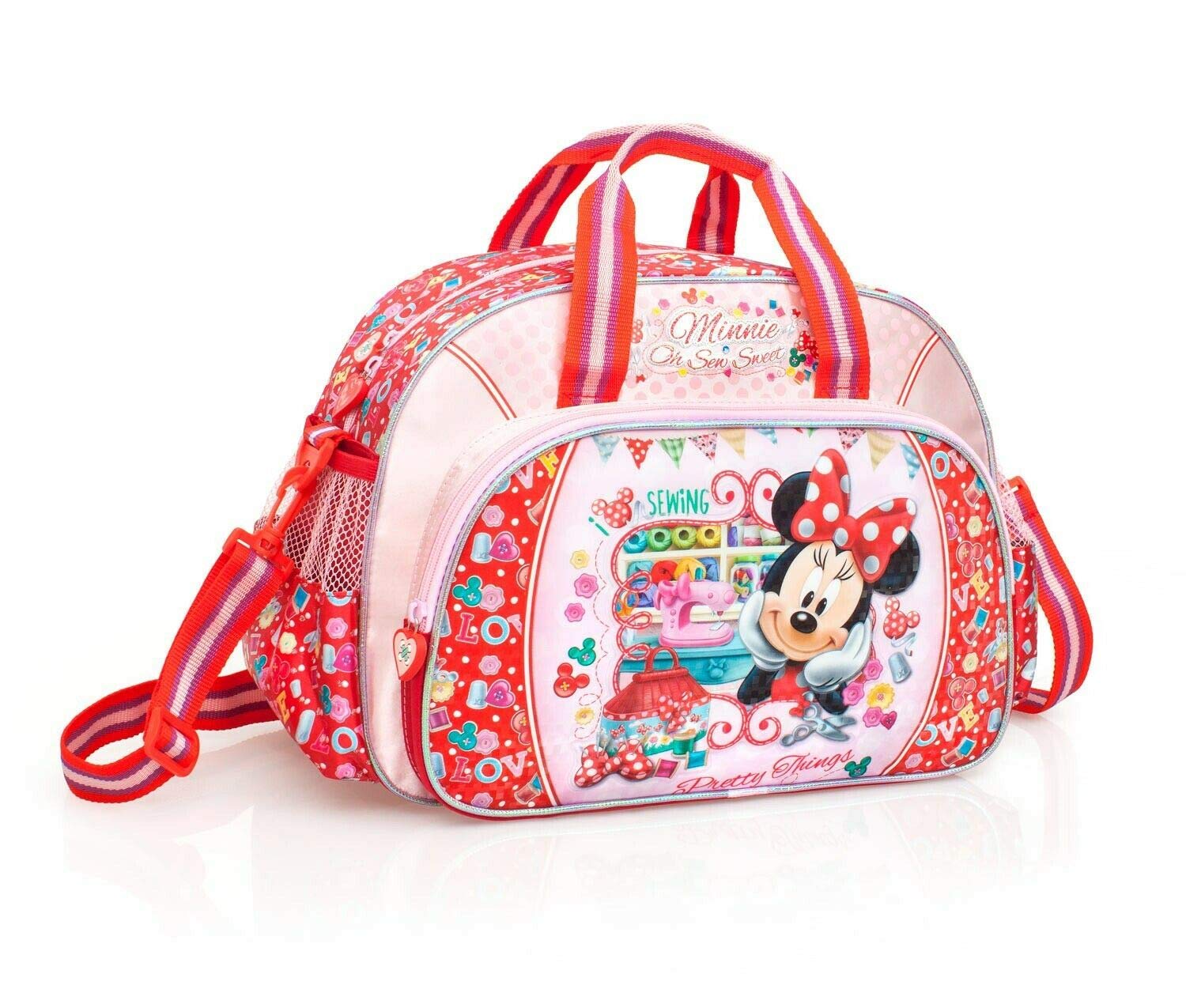 Valigeria 38X27X17-33219 Disney Borsa Borsone 3D Minnie Topolina Viaggio Palestra  Bambina CM urban-earth.co.uk