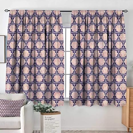 Amazon Com Gypsy Room Darkening Curtains Hamsa Hand Motifs