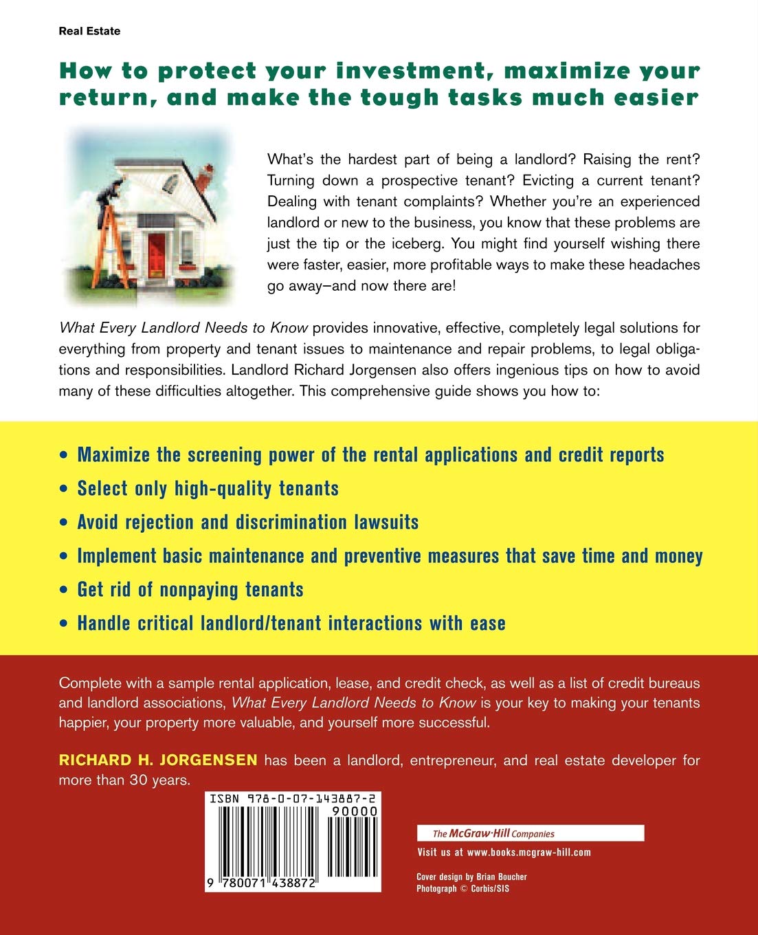 What Every Landlord Needs To Know Time And Money Saving Solutions To Your Most Annoying Problems Cls Education Jorgensen Richard H Jorgensen Richard 9780071438872 Amazon Com Books