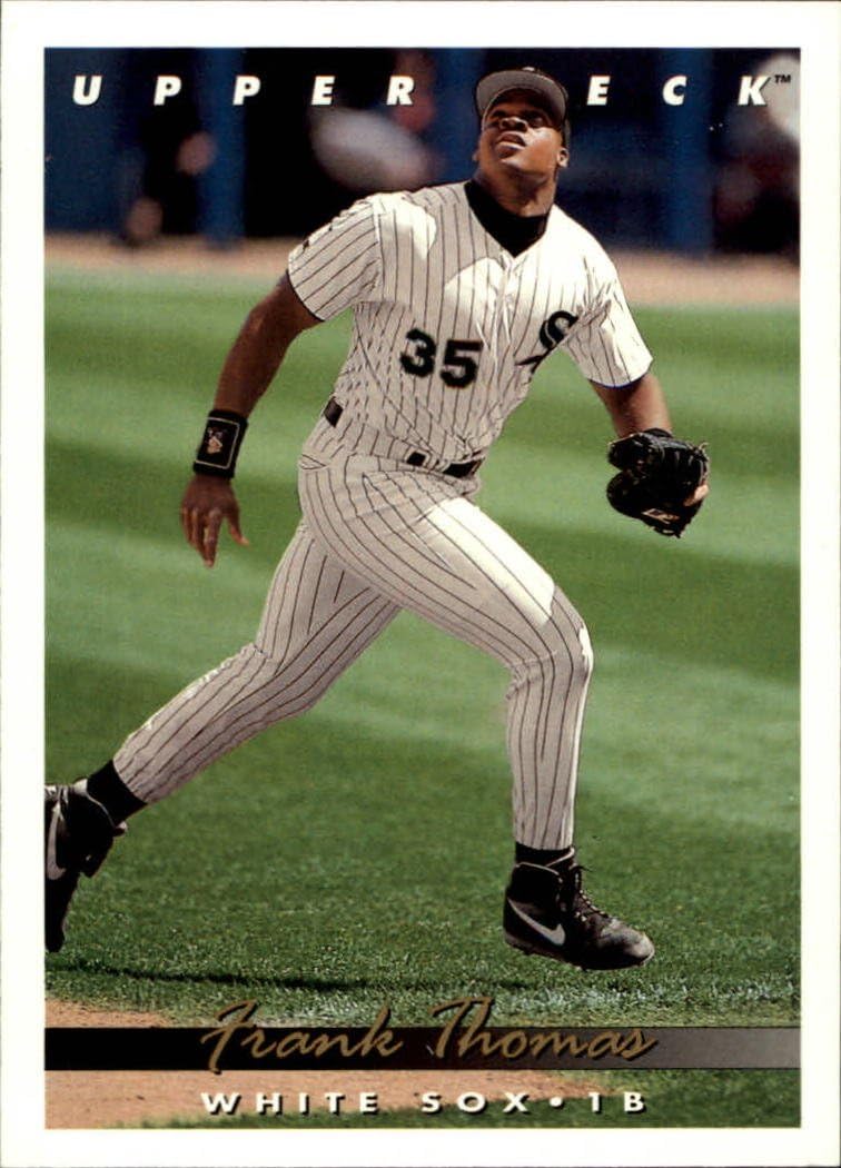 1993 Upper Deck Baseball Card 555 Frank Thomas