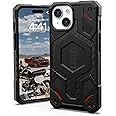 URBAN ARMOR GEAR UAG Case Compatible with iPhone 15 Case 6.1" Monarch Pro Carbon Fiber w/Red Accent Corner, Built-in Magnet Compatible with MagSafe Charging Premium Rugged MIL-STD Protective Cover