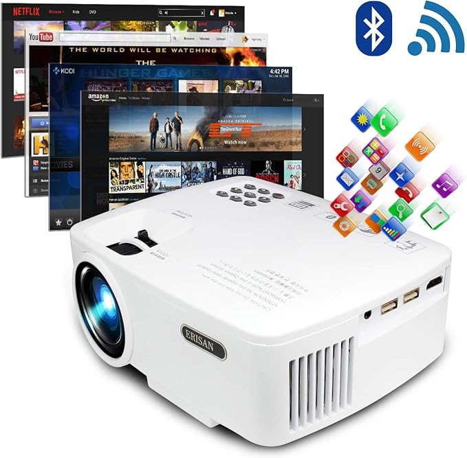 Android Wifi Bluetooth Proyector (garantía incluido), soporte Full ...