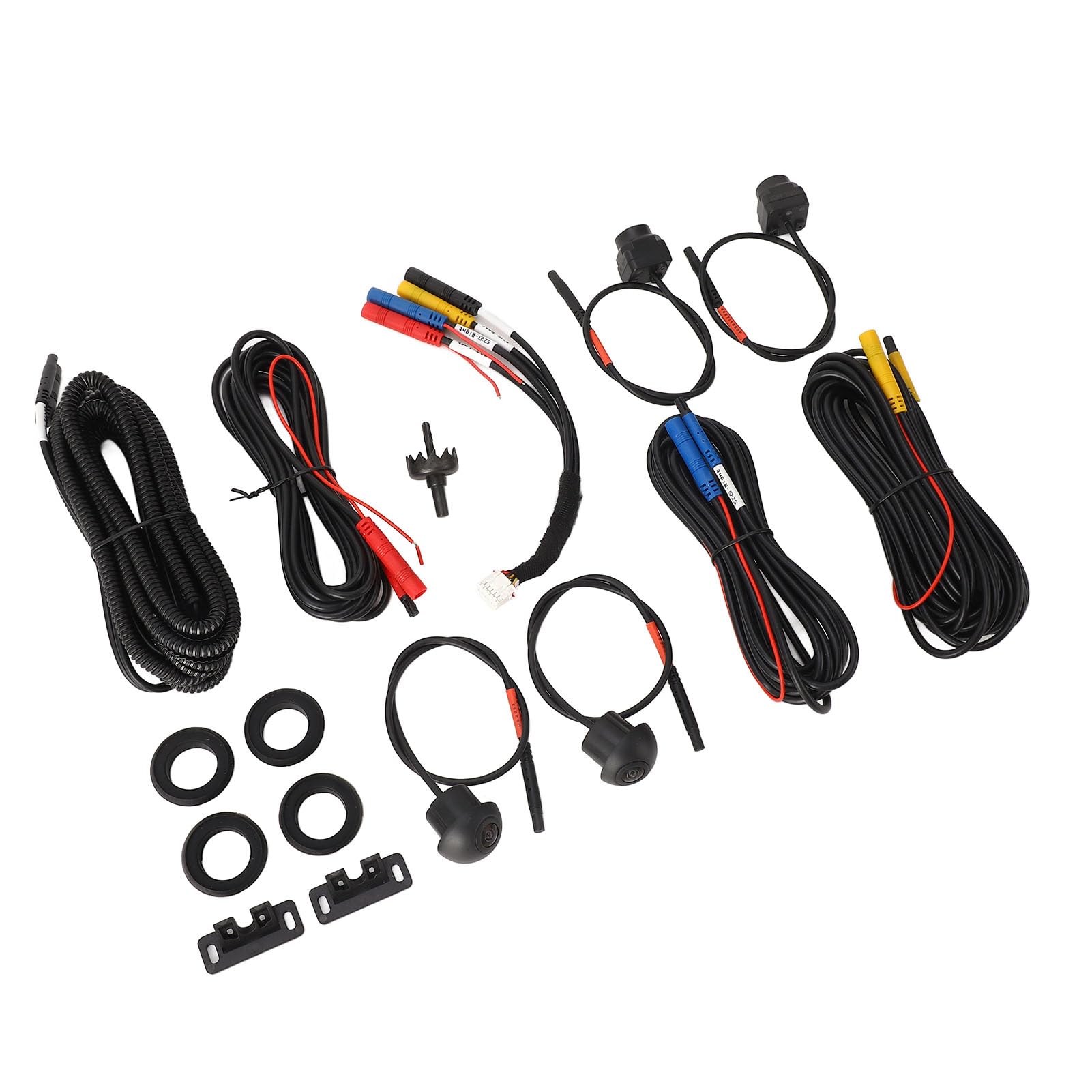 Photo 1 of 360 Degree Car Camera, Easy Installation Panoramic Surround View Camera System IP68 Waterproof AHD High Resolution for Android Auto Radio (1080P)