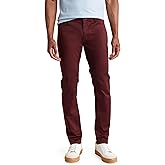 TR Premium Men's Slim Fit Slim Fit Cotton Stretch Chino Pants - Modern Look, Finished Hem, Front & Back Pockets, Zip Fly