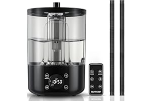 REPTITRIP Reptile Humidifier Fogger for Terrariums, Timer Function, 1 Gallon, Adjustable Fog Volume, Ideal for Bearded Dragons, Lizards, Geckos, Snakes, Tortoises, Remote Control