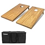 GoSports 4 ft x 2 ft Regulation Size Wooden