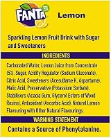 Fanta Icy Lemon Soft Drink Can 330 ml Pack of 24 view 4