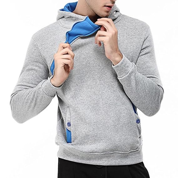 Oyedens Herren Manner Winter Dunnen Hoodie Warmen Pullover