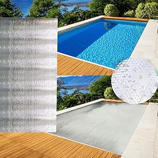 Poolabdeckplane Rechteckig,Pool Cover,Staubdichtes, Wasserdicht, Faltbar, Einfache Abdeckplane Solarplane Solarabdeckplane Rechteckig Poolabdeckung Für Pool,Outdoor Beach Summer Party (160X160CM)