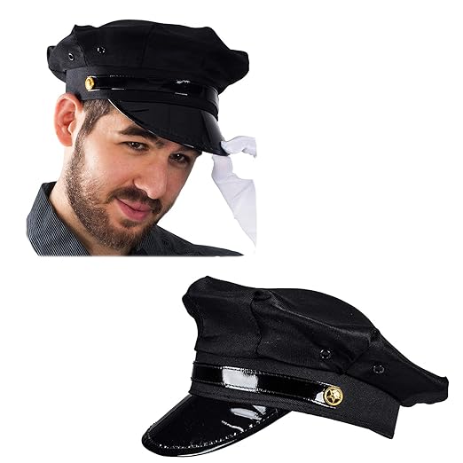 Black Chauffeur Limo Driver Costume Hat Amazon.ca Toys & Games