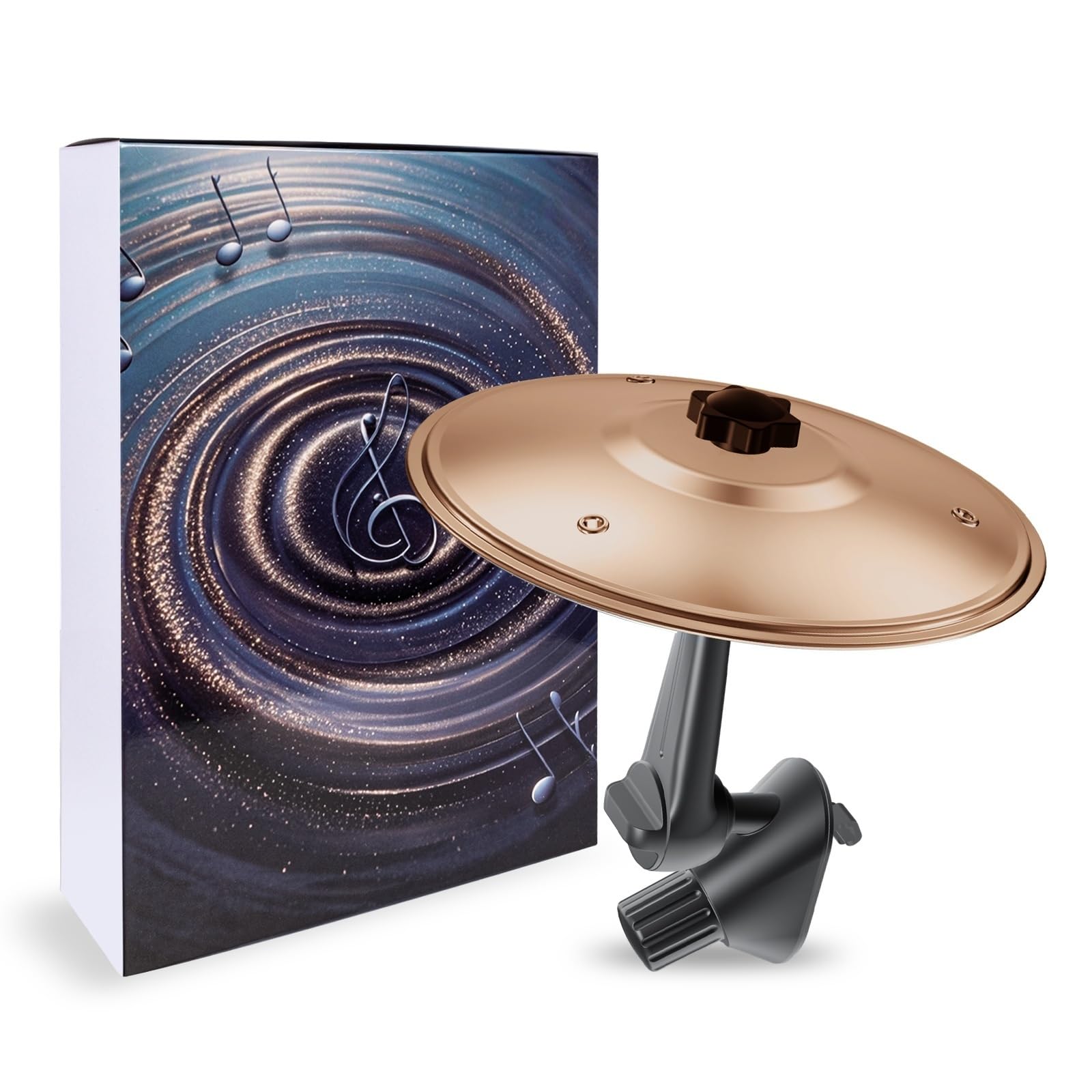 Photo 1 of Car Cymbal Air Vent, Mini Car Drum Crash Cymbal for Car Vent, Gift For Drummers And Music Lovers, All Vehicle Types, Rose Gold