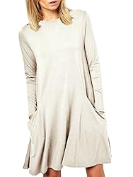 Zero City Womens Casual Pockets Plain Flowy Simple