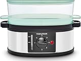 Morphy Richards 3 Tier Food Steamer 9L 60min Timer Stainless view 5