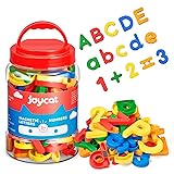 JoyCat 78 Pieces Magnetic Letters Numbers Alphabet
