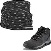 NDTEZUGT Round ShoeLaces for Columbia Boots, 7/32"(5mm) Heavy Duty Rope Shoe Laces Strings Replacement forHiking Work Boots