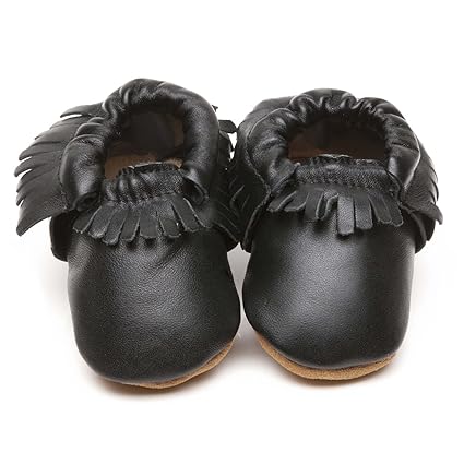 Mokassins Baby Schuhe Schwarz 4–5 Jahre