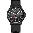 RUYEOOK Men's Silicone Analog Quartz Watch, Easy Read Fashion Business Dress Casual Sport, Waterproof, Date Calendar, Wrist Watch for Men