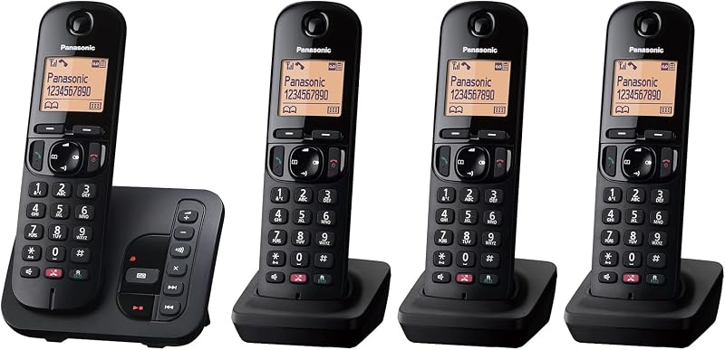 Panasonic KX-TGC264E Digital Cordless Phone with 18-Minute Answering Machine