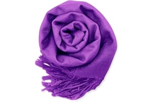 GEARONIC TM Women's Soft Pashmina Scarf Winter Shawl Wrap Scarves Lady Fashion in Solid Colors