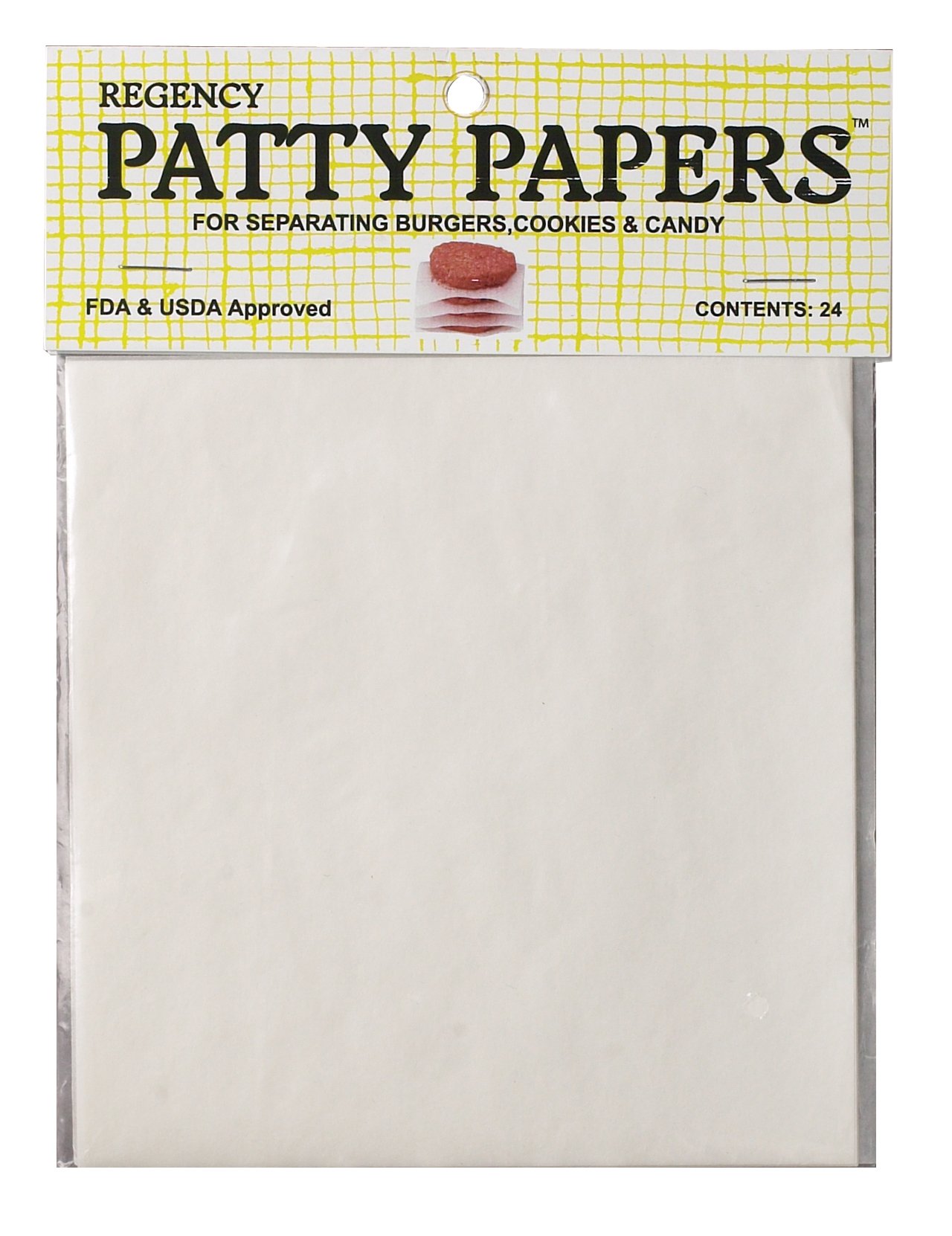 Regency Hamburger Patty Papers, 24 Count