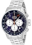 Invicta Men's 'S1 Rally' Quartz Stainless Steel Casual Watch, Color:Silver-Toned (Model: 23080)