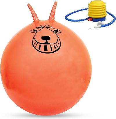 Denny International Large Retro Space Hopper 80cm with Pump Party Game