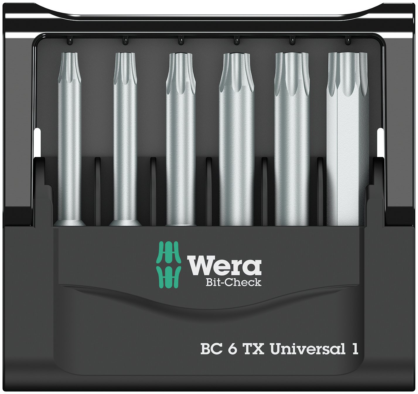 Wera 05073637001 Mini-Check SB Set Torsion Extra-Tough 50 mm Direct Drive Torx TX10-40, 6pc