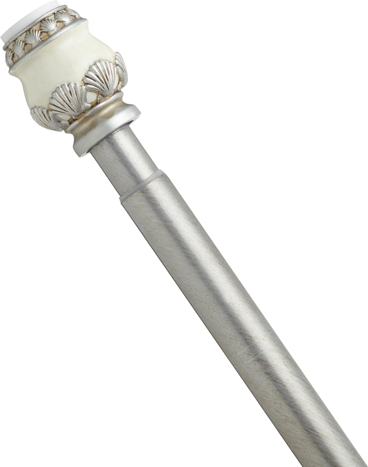 Window Treatments Hardware Silver Tuscan Expandable Curtain Rod