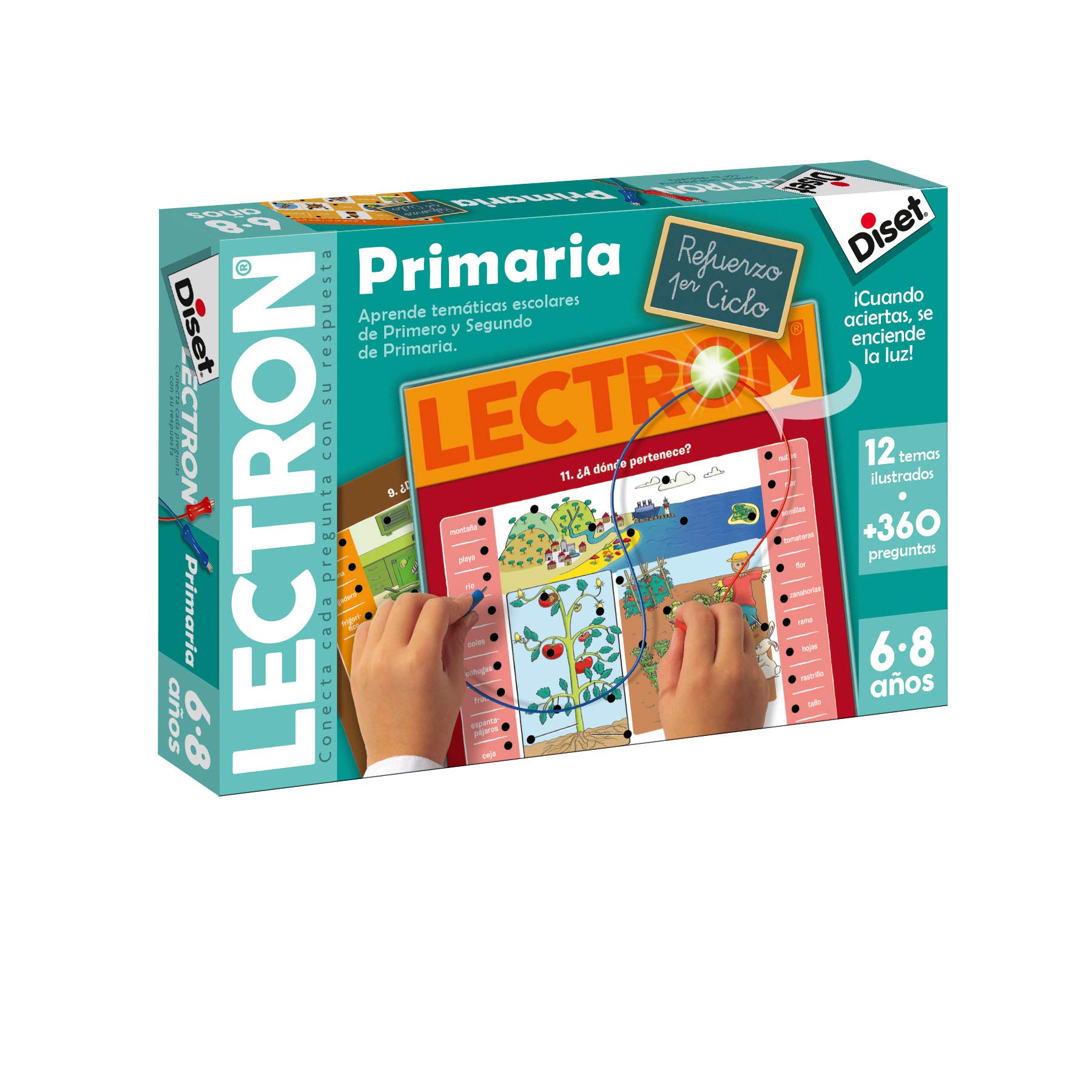 Diset - Lectron First Cycle of Primary, Educational Question and Answer Association Game from 6 years old