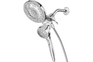 Moen Engage Chrome Magnetix 2-in-1 Combo Rain Showerhead with Detachable Handheld Shower Spray, Featuring Magnetic Docking System, 26009