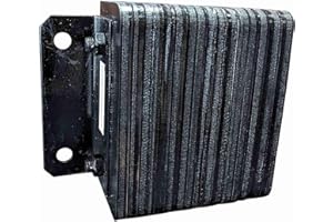 WarehouseWiz Loading Dock Bumper 10" x 12" x 4.5", Impact-Absorbing Laminated Dock Bumper, Horizontal Dock Bumper for Warehou