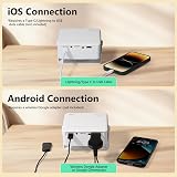 Yoton Y3 Mini Projector 2026 720P Auto Keystone 360° Rotating Portable Black view 4