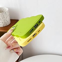 Caseative for iPhone 13 Case, Solid Color Curly