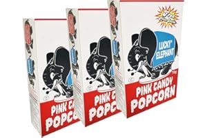 Lucky Elephant Pink Candy Popcorn 70g (3 Pack)