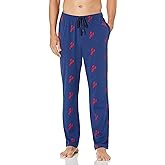 Nautica mens Soft Woven 100% Cotton Elastic Waistband Sleep Pajama Pant