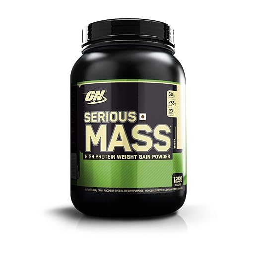 Buy Optimum Nutrition (ON) Serious Mass Weight Gainer Powder 3 lbs, 1